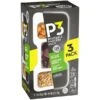P3 Portable Protein Honey Roasted Peanuts, Sweet & Spicy Teriyaki Jerky, And Sunflower Kernelss, 3/Pack (GEN02034) 1 P3 Portable Protein Honey Roasted Peanuts, Sweet & Spicy Teriyaki Jerky, And Sunflower Kernelss, 3/Pack (GEN02034) -Gerber || Lindt || Mars Sales sp32910946 s7