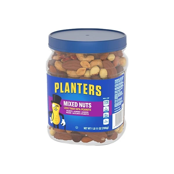 Planters Mixed Nuts, 27 Oz. (01857) 4 Planters Mixed Nuts, 27 Oz. (01857) - Image 2