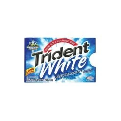 Trident White Sugar Free Peppermint Gum, 12 Pieces/Pack, 9/Box (AMC67608)