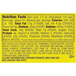 M&M's Peanut Chocolate Milk Chocolate Pieces, 62 Oz. (209-00060) -Gerber || Lindt || Mars Sales sp43802173 s7