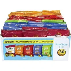 Sunchips Chips, Variety, 1.5 Oz., 30/Carton (295-00009)