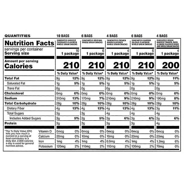 Sunchips Chips, Variety, 1.5 Oz., 30/Carton (295-00009) 7 Sunchips Chips, Variety, 1.5 Oz., 30/Carton (295-00009) - Image 5