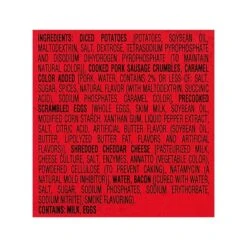 Jimmy Dean Meat Lovers Breakfast Bowl, 3.5 Lbs, 8/Pack (903-00029) -Gerber || Lindt || Mars Sales sp46394549 s7