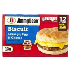 Jimmy Dean Sausage, Egg And Cheese Biscuit Breakfast Sandwich, 12/Pack (903-00035) -Gerber || Lindt || Mars Sales sp46394610 s7