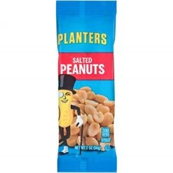 Planters Roasted Salted Peanuts, 2 Oz., 144 Bags/Pack (GEN00360)