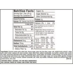 Quaker Chewy Bars, Chocolate Chip, 0.84 Oz., 8/Box (31182)