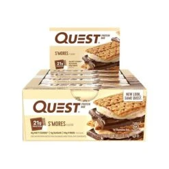 Quest Bars, S'mores, 2.12 Oz., 12/Box (00123)