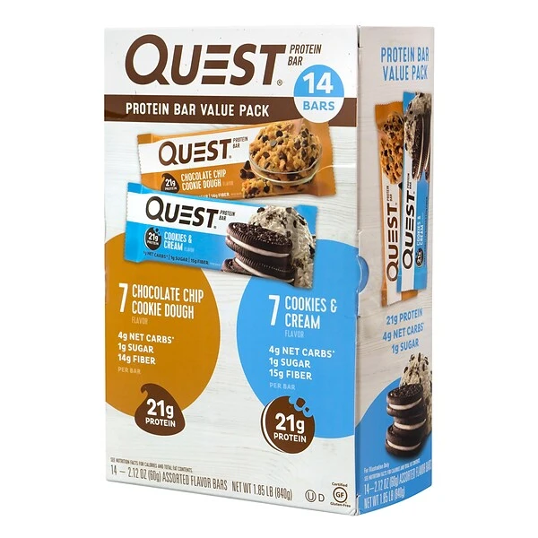 Quest Protein Bar Variety Value Pack, 14 Count (220-00966) 5 Quest Protein Bar Variety Value Pack, 14 Count (220-00966) - Image 3