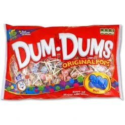 Dum Dums Lollipops, Assorted Flavors, 51 Oz., 300 Pieces (SPN00060)