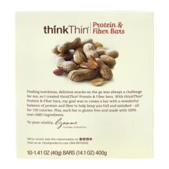 ThinkThin Protein Bars, Chunky Chocolate Peanut, 1.41 Oz, 10/Pack (307-00116) -Gerber || Lindt || Mars Sales sp54474082 s7