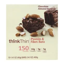 ThinkThin Protein Bars, Almond Brownie, 1.41 Oz, 10/Pack (307-00117) -Gerber || Lindt || Mars Sales sp54474094 s7