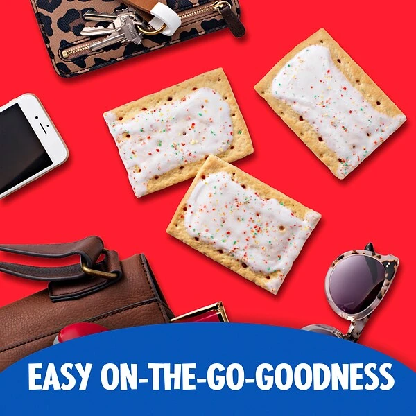 Kellog's Pop-Tarts, Frosted Strawberry, 3.67 Oz., 6/Box (31732) 7 Kellog's Pop-Tarts, Frosted Strawberry, 3.67 Oz., 6/Box (31732) - Image 5