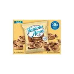 Famous Amos Chocolate Chip Cookies, 2 Oz., 36/Carton (KEE18495)