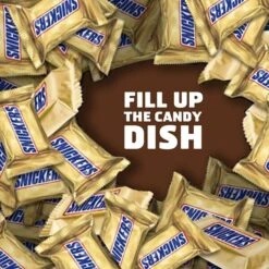 Snickers Minis Size Chocolate Candy Bars 4.4 Oz Bag, Pack Of 12 (MMM01502) -Gerber || Lindt || Mars Sales sp58421693 s7