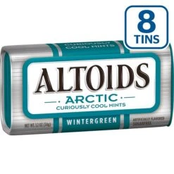 Altoids Arctic Sugar Free Wintergreen Mints, 9.6 Oz., 8/Pack (209-00489)