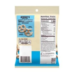Hershey's Dipped Gluten Free Chocolate Pretzels Twists, 4 Bags/Box (246-00290)