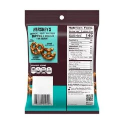 HERSHEY'S Dipped Pretzels, 4.25 Oz., 4 Count (21460)