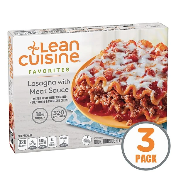 Lean Cuisine Favorites Meat Lasagna, 3/Pack (903-00127) 3 Lean Cuisine Favorites Meat Lasagna, 3/Pack (903-00127)