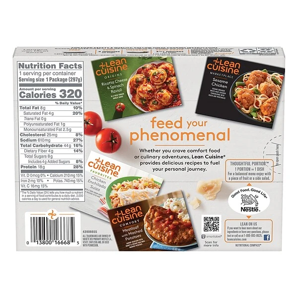 Lean Cuisine Favorites Meat Lasagna, 3/Pack (903-00127) 4 Lean Cuisine Favorites Meat Lasagna, 3/Pack (903-00127) - Image 2