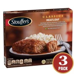 Stouffers Meatloaf With Mashed Potatoes Meatloaf, 9.88 Oz., 3/Pack (903-00129)