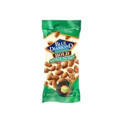 Blue Diamond Wasabi & Soy Sauce Almonds, 4 Oz., 12 Bags/Pack (BLU09931)