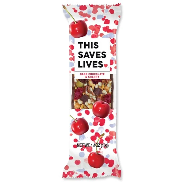 This Saves Lives, Dark Chocolate Cherry & Sea Salt Snack Bar, 1.4 Oz, 12/Box (BSL00443) 3 This Saves Lives, Dark Chocolate Cherry & Sea Salt Snack Bar, 1.4 Oz, 12/Box (BSL00443)