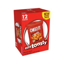 Cheez-It Extra Toasty Extra Toasty Crackers, 1 Oz., 12 Packs/Box (KEE11716)