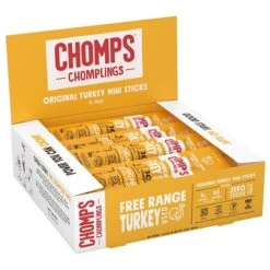 Chomps Turkey, Original, Snack Sticks, 24/Box (ZHO00482)