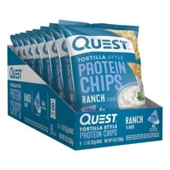 Quest Protein Chips Gluten Free Ranch Tortilla Chips, 1.1 Oz., 8 Bags/Pack (307-00242) -Gerber || Lindt || Mars Sales sp99363927 s7